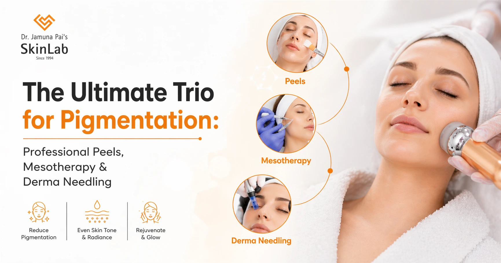 The Ultimate Trio for Pigmentation: Professional Peels, Mesotherapy & Derma Needling